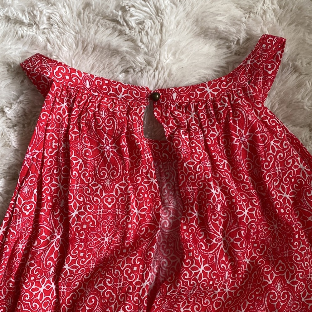 Gap Drawstring Halter Romper Size Small - image 4